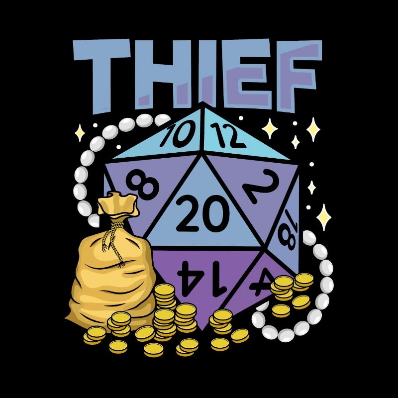 Fantasy Rpg RPG Shirt pour Thief RPG Gamer
