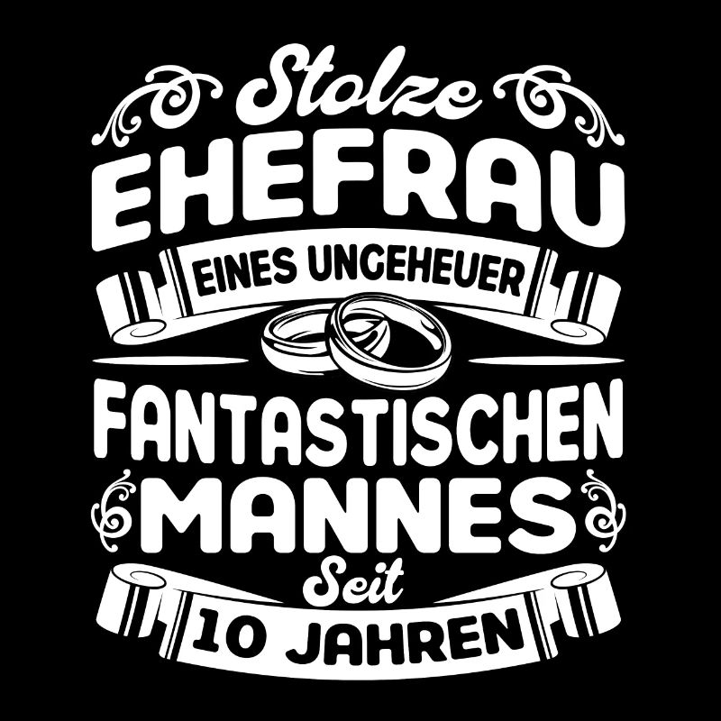 10. Hochzeitstag Rosenhochzeit Ehepaar Geschenk