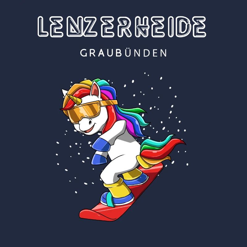 Lenzerheide Graubünden Schweiz Retro Snowboard