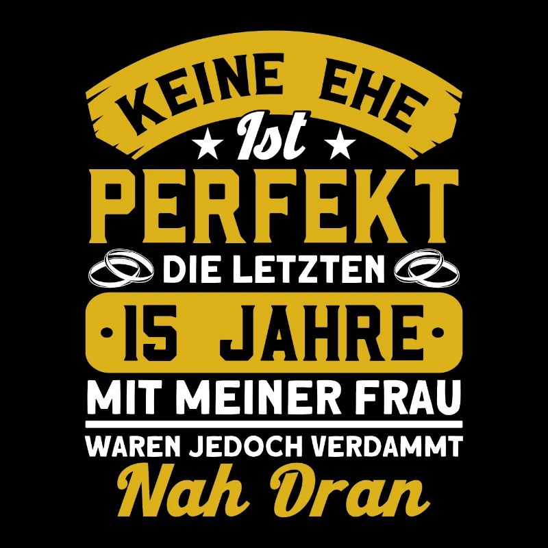 15. Hochzeitstag Kristallhochzeit Ehepaar Geschenk