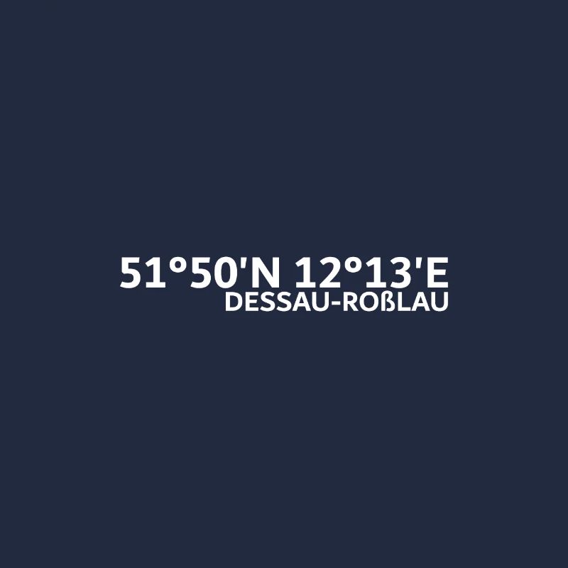 Dessau-Roßlau coordinates