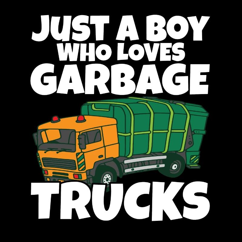 Just A Boy Who Loves Garbage Trucks
