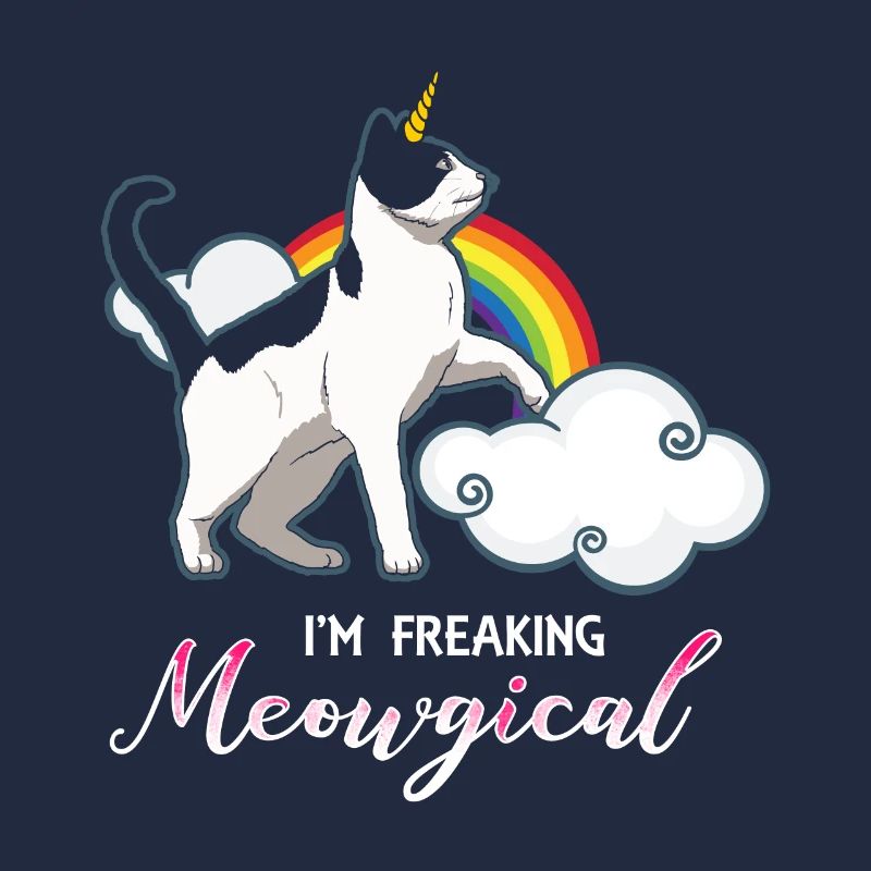 Cadeau de licorne de licorne de chat de chat