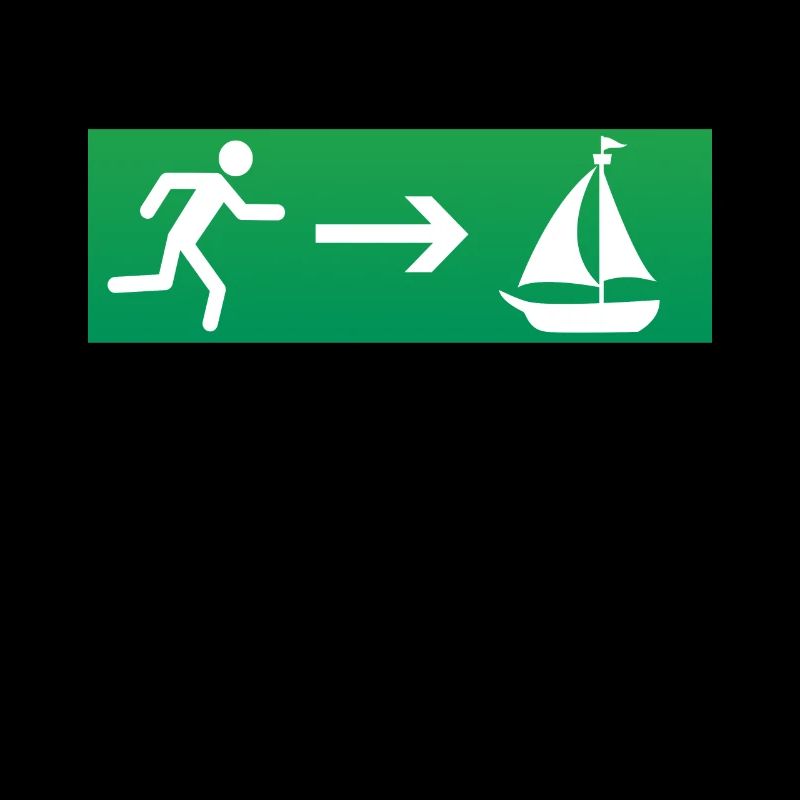 Emergency exit sailing sailboat