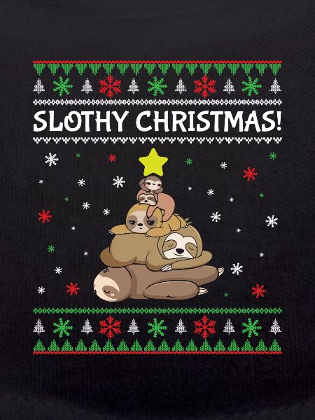 Slothy Christmas Sloth Christmas