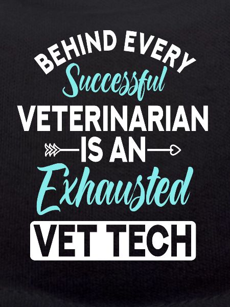 An Exhausted Vet Tech