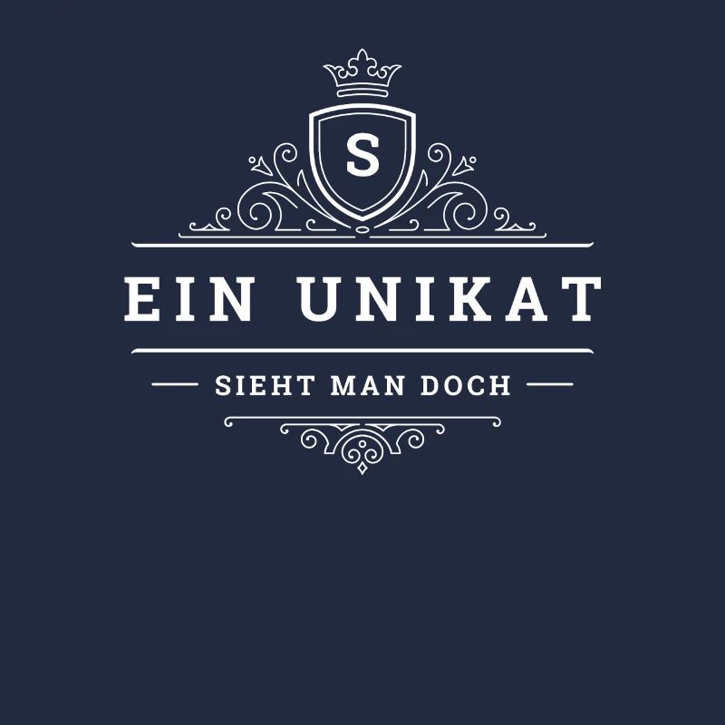 Ein Unikat Ein Einzelstück Anfangsbuchstabe S Name