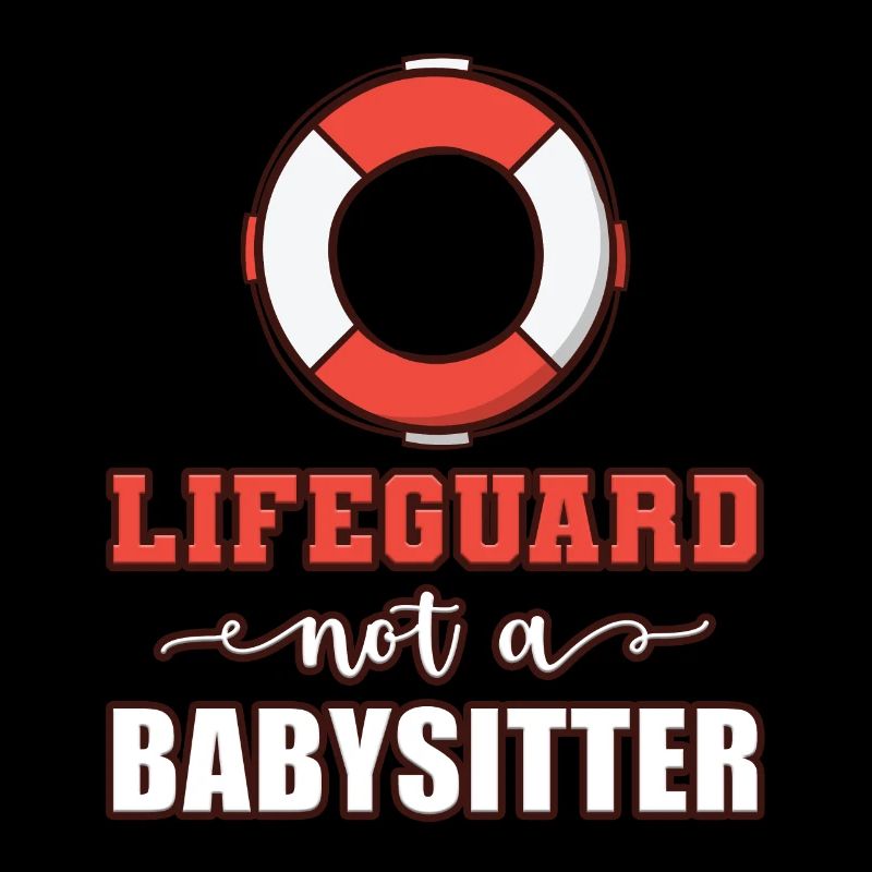 Rettungsschwimmer Kein Babysitter Meeresküste Mari