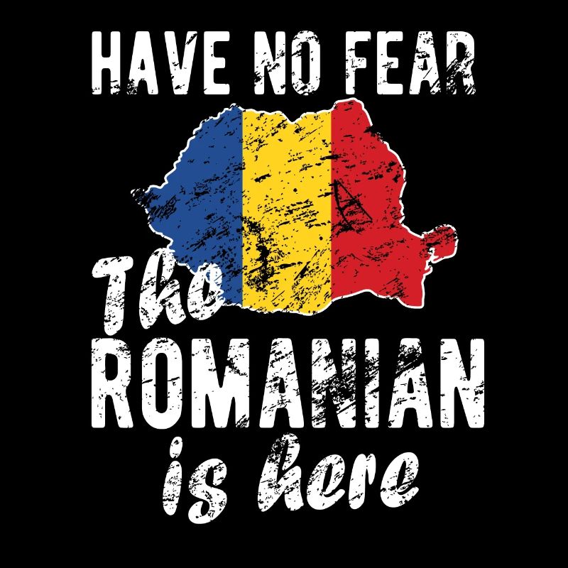 Fier Roumain Roumanie Origine Drapeau Roumain