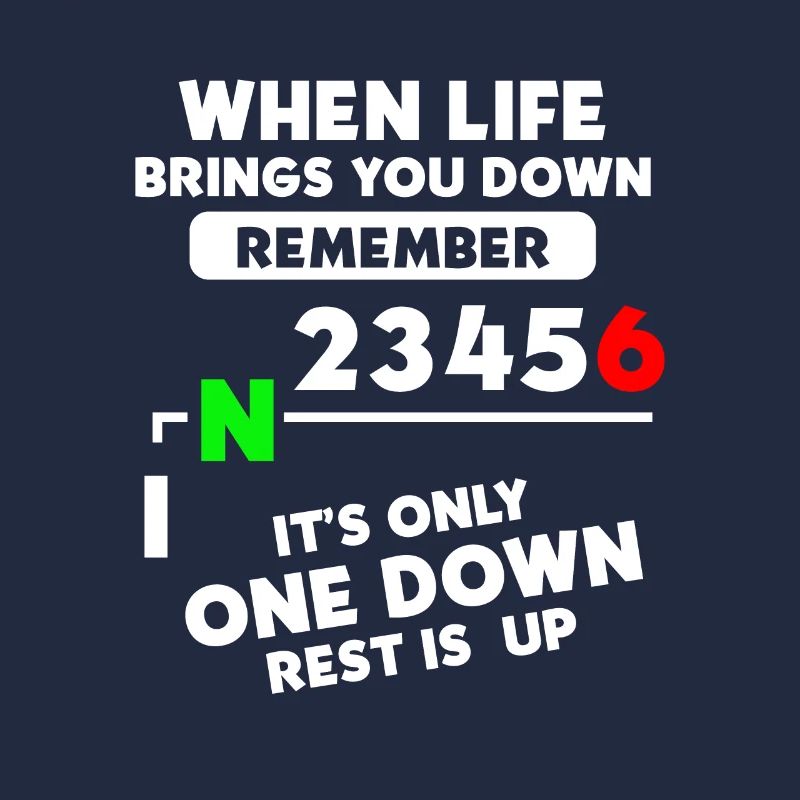 When life brings you down, there is only