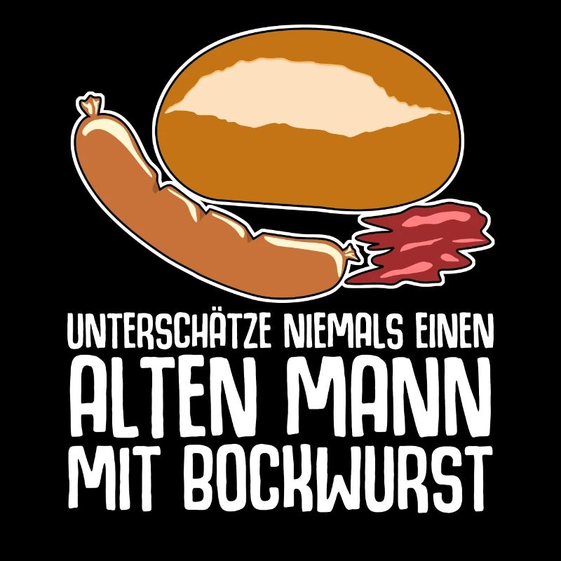 Bockwurst Wurst Alter Mann Bratwurst