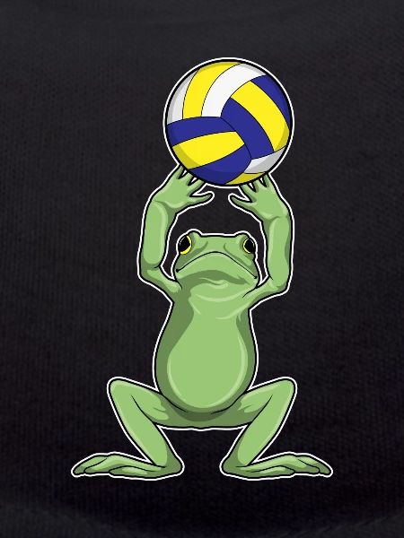 Frog Volleyball Player Volleyball