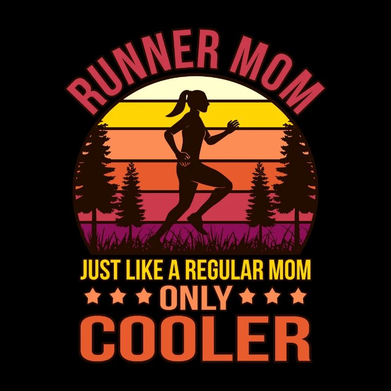 Läufer Mom Definition Halbmarathon Running Lover