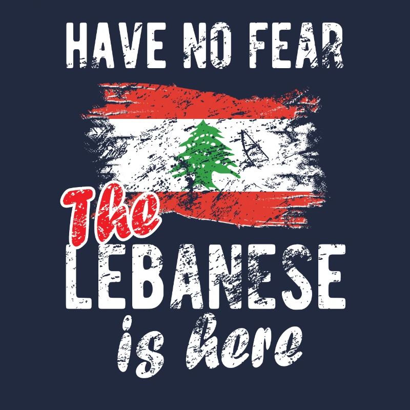 Stolzer Libanese Libanon Libanesische Flagge