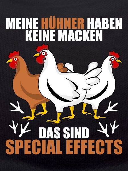Hühner Hühnerstall Spruch mit Huhn