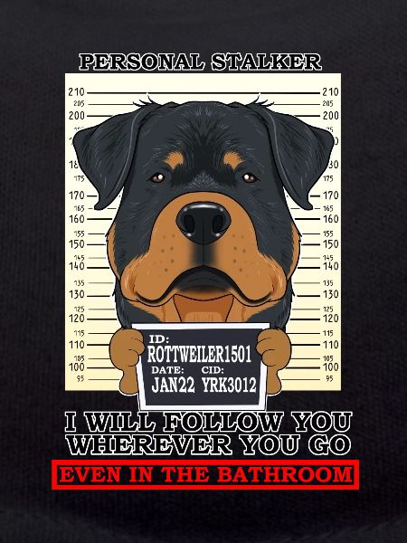 Rottweiler Personal Stalker Ill Suivez-vous