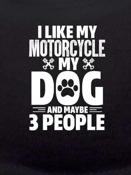 Chien motard