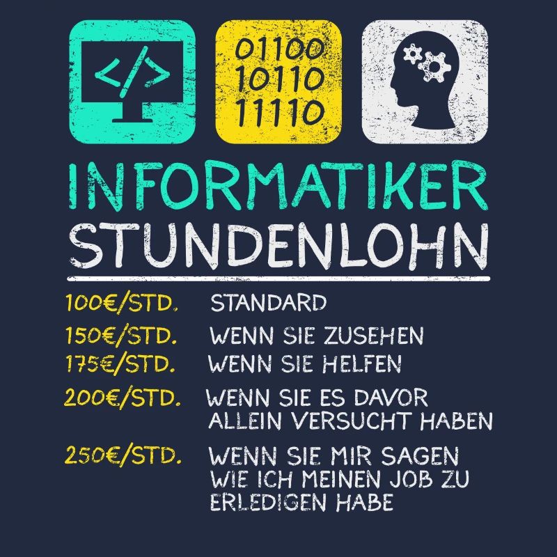 Informatiker Stundenlohn