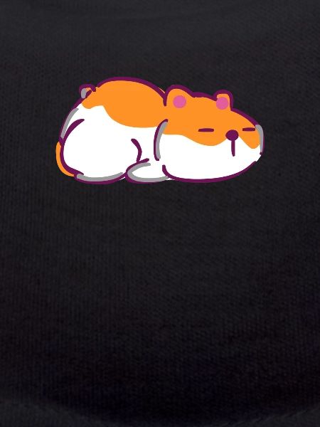 Sleeping hamster