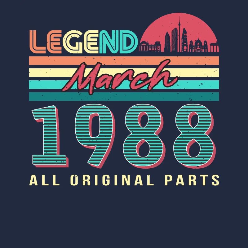 Né en mars 1988 Retro