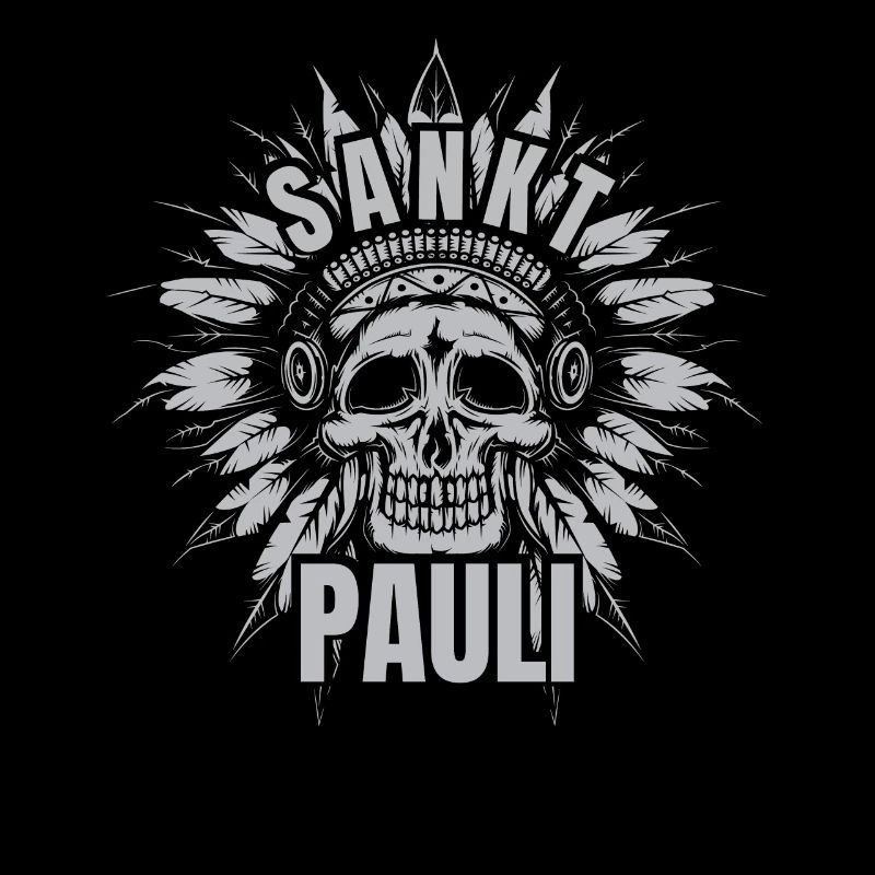 St Pauli. Éventail St pauli Éventail Paulianer Hamburger
