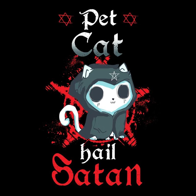 Pet Cat Hail Satan