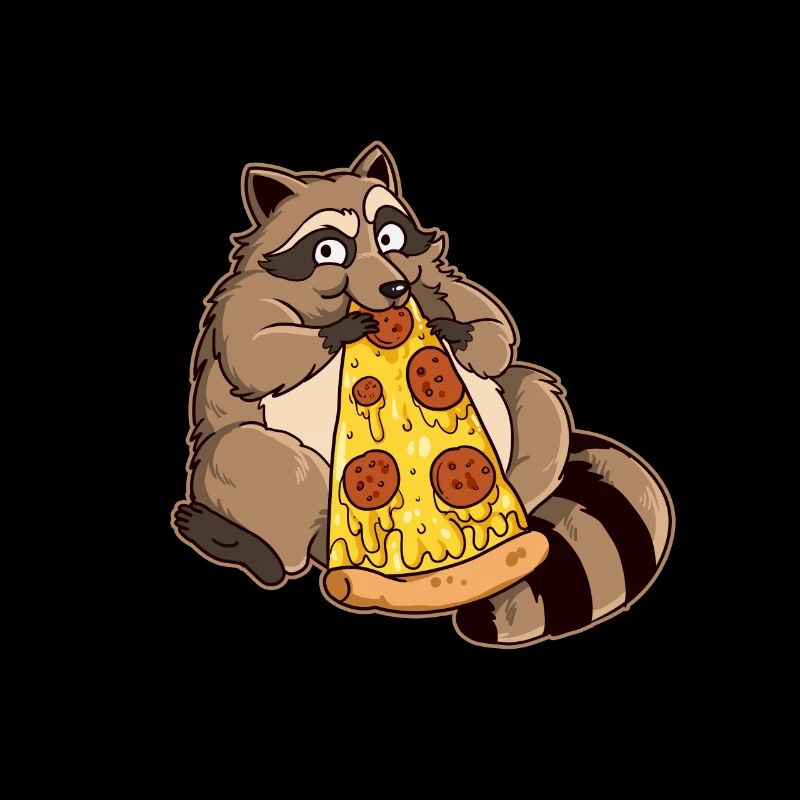 Raton laveur Faune Trash Panda