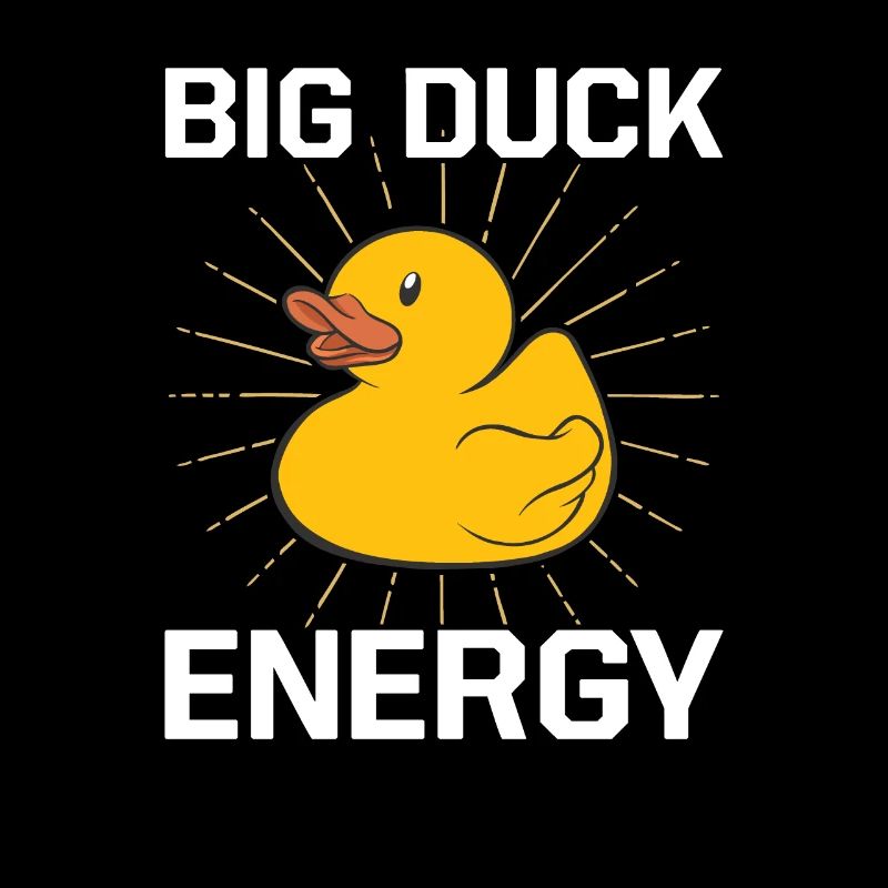 Big Duck Energy Squeaky Duck Bathing Duck Rubber Duck
