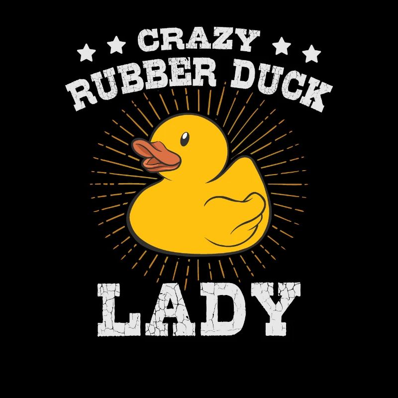 Rubber Duck Lady Squeaky Duck