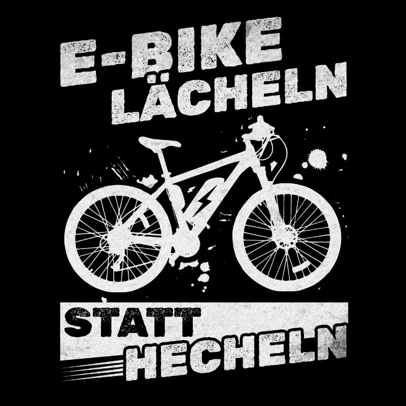 Elektrofahrrad E-Bike Radfahrer E-Bike Lächeln