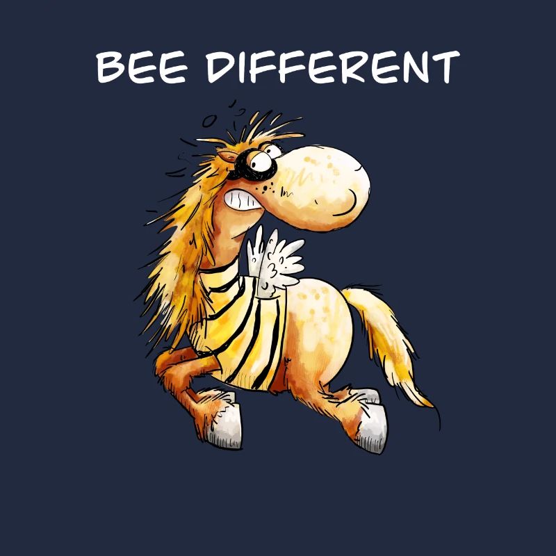 Drôle de cheval comme abeille I Cheval disant