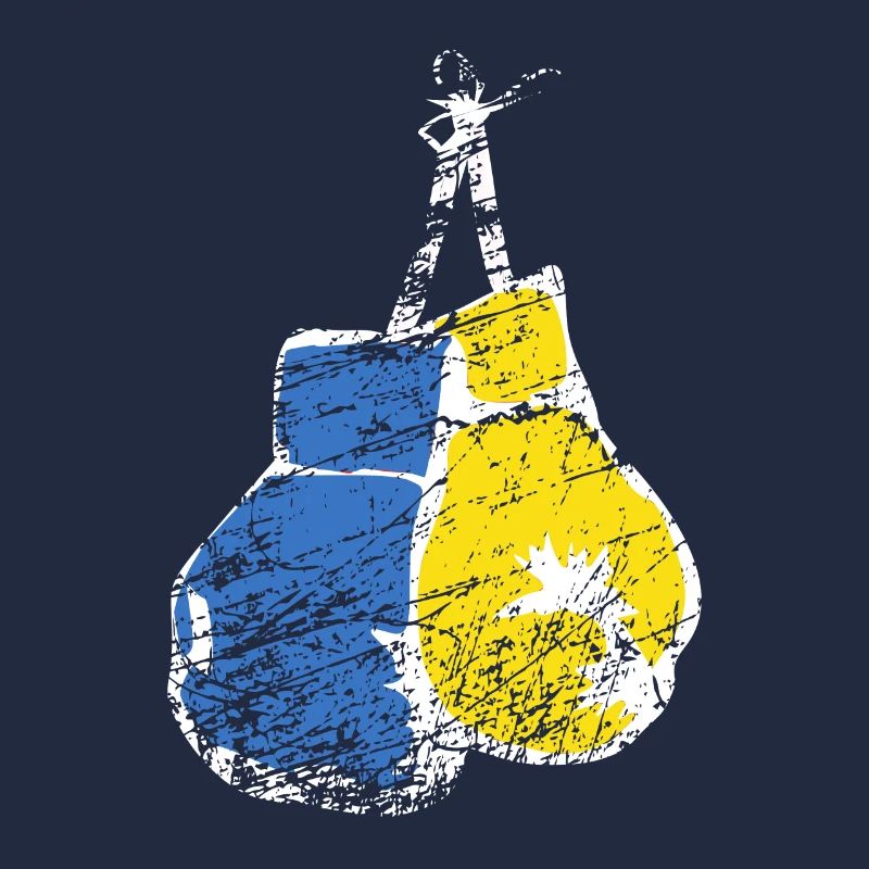 Gants De Boxe Ukraine Drapeau Stand With Ukraine