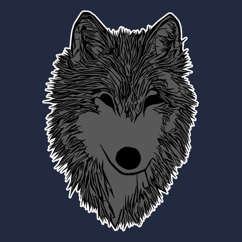Wolf Aufdruck