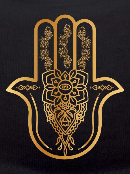 Main Hamsa dorée