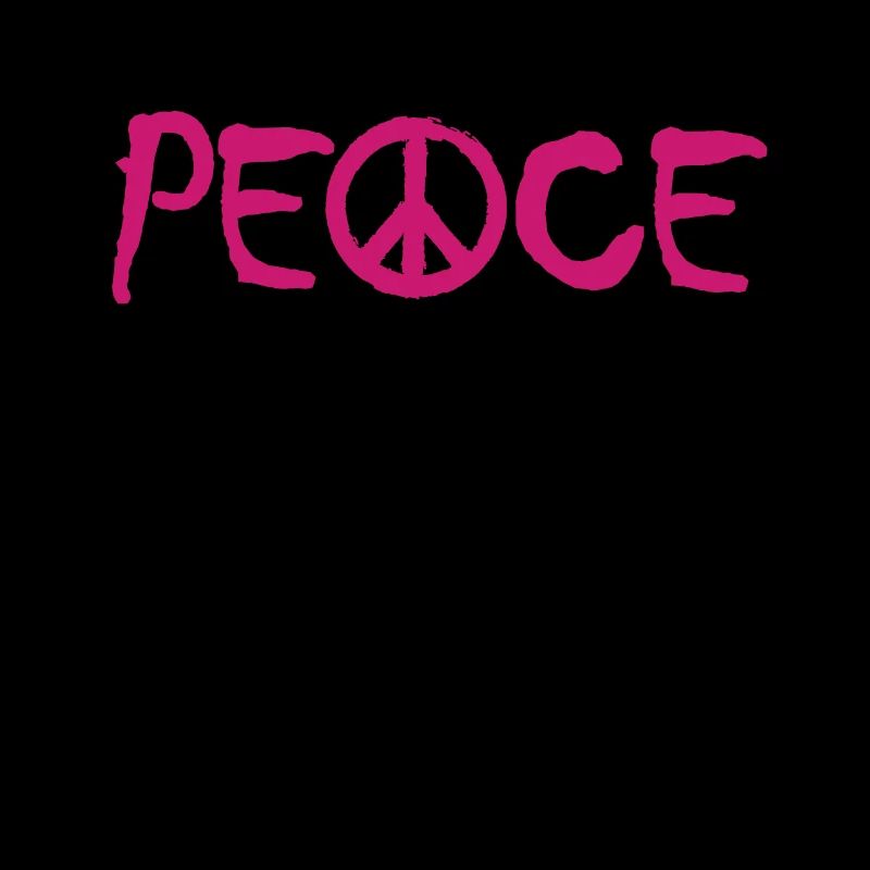 PEACE - with the A as a peace symbol Peace sign