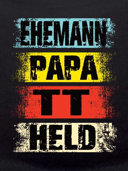 Ehemann Papa Pferde Held