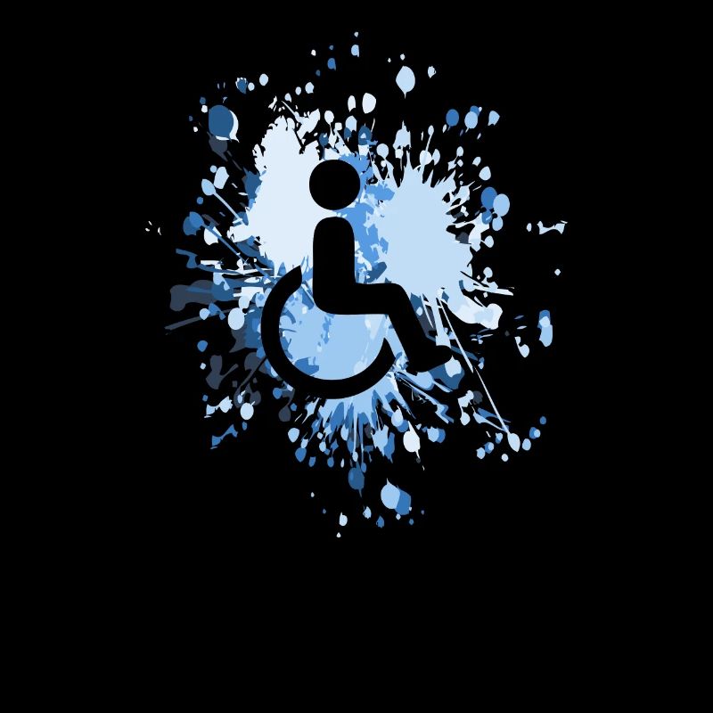 Icône handicap Color Splash