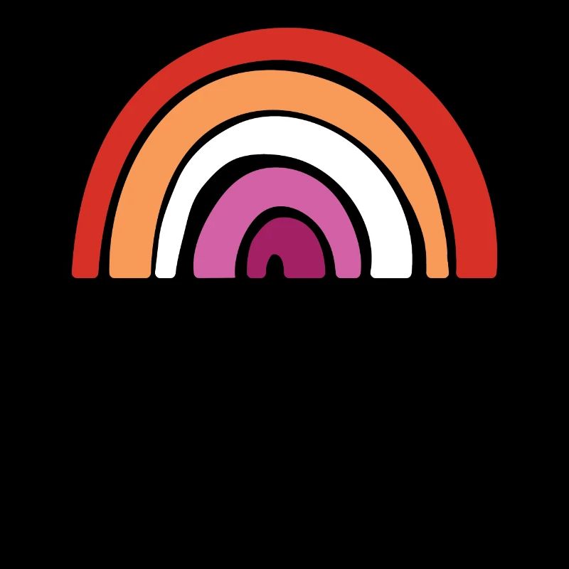 Drapeau - LGBTQIA Rainbow Lesbians