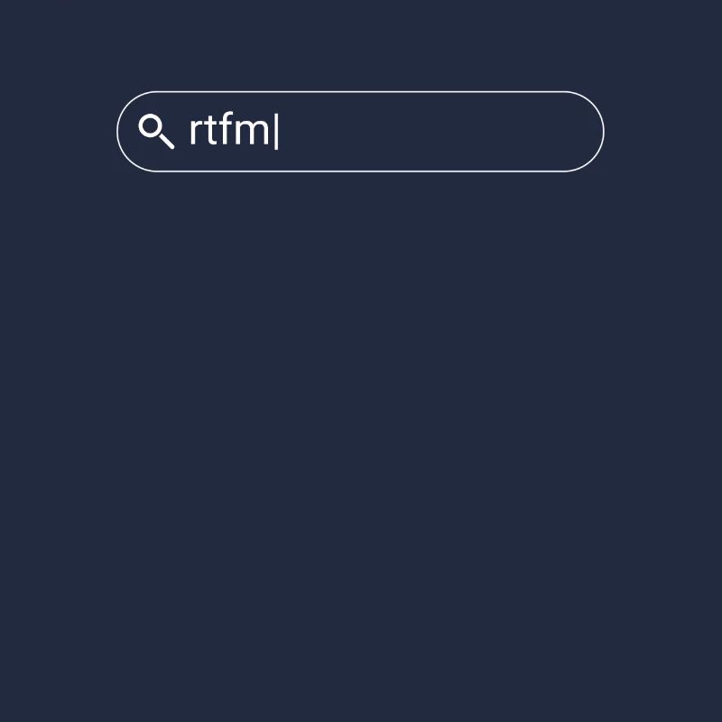 RTFM Befor You Ask Support technique IT Nerd Geek Geek