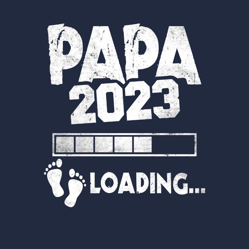 Werdender Papa 2023 Loading Nachwuchs Vater