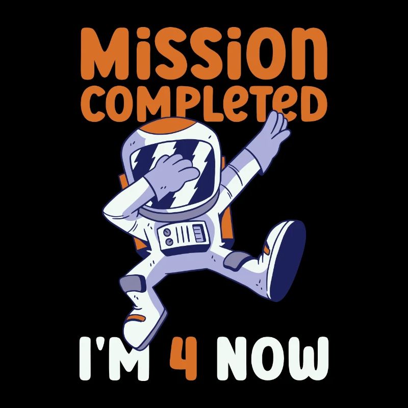 4ème anniversaire astronaute 4 ans