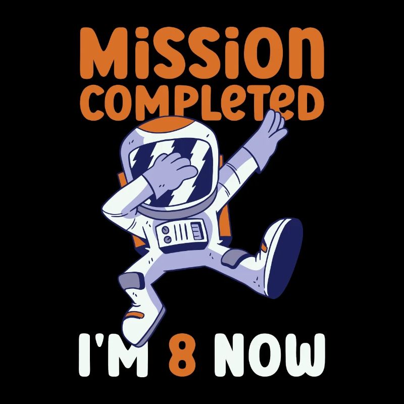 8. Geburtstag Astronaut 8 Jahre