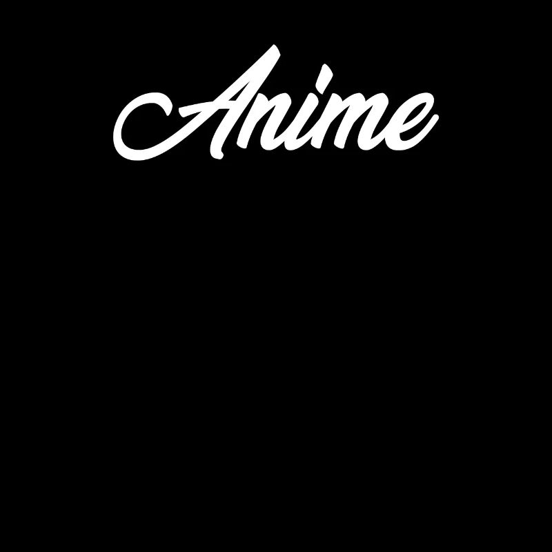 ANIME CURSIVE TEXT NOVELTY HOBBY