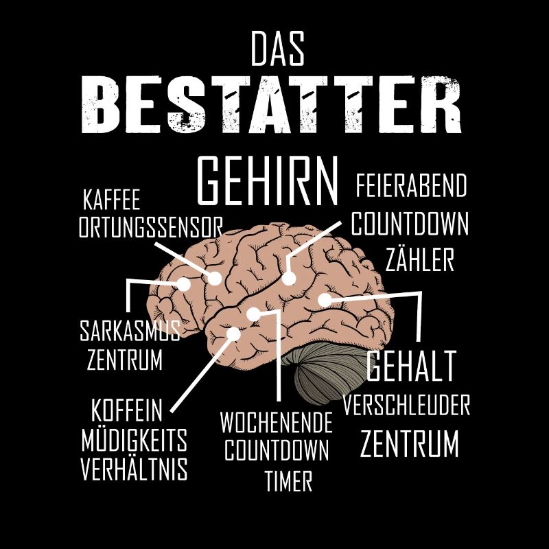 BESTATTER Spruch Beruf Sarkasmus Lustig Humor