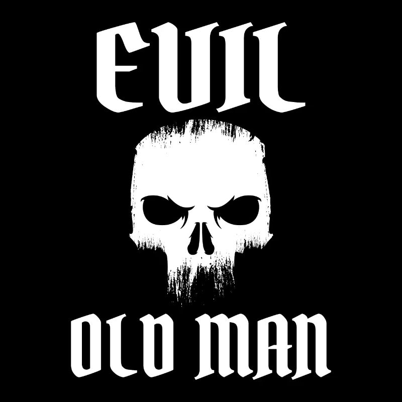Evil old man The Evil Old Man Skull