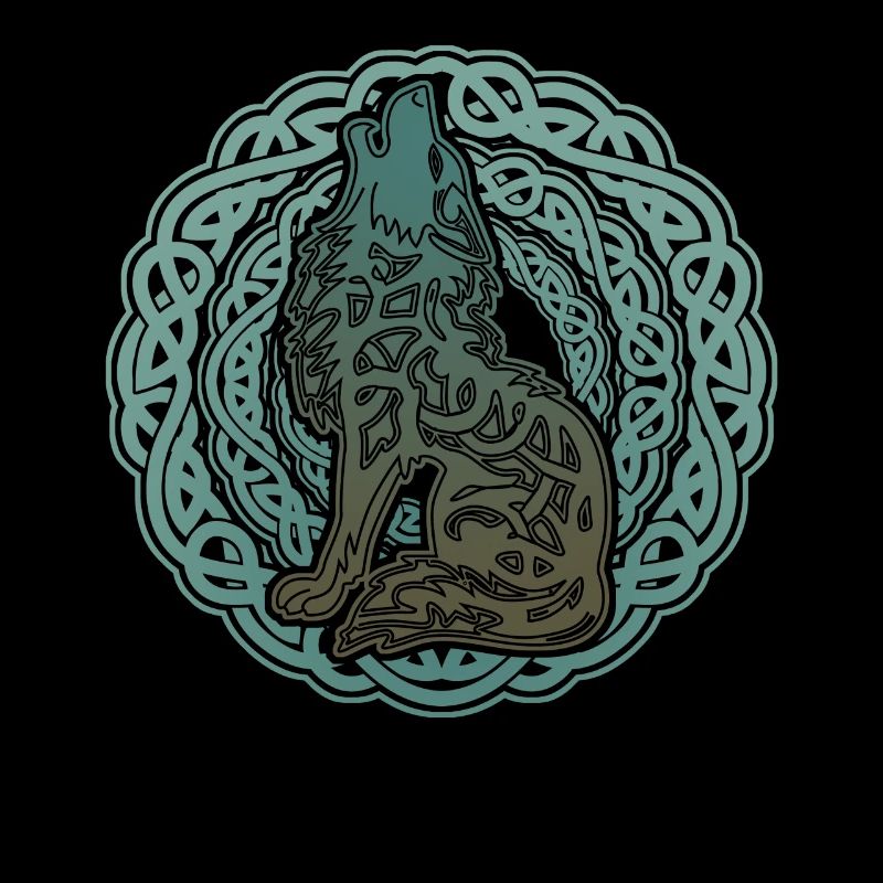 Wolf Odins Wikinger Wölfe Valhalla