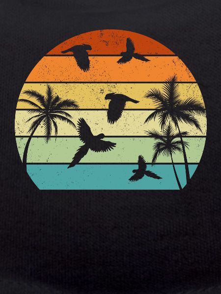Cockatiel Bird Retro Parrots