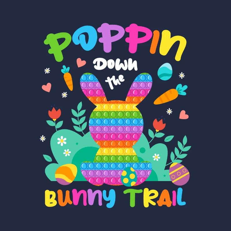 Poppin Down The Rabbit Trail Rabbit Pop It Egg