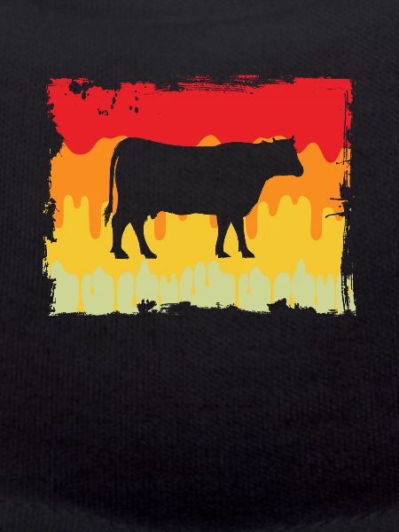 Cow Beef Retro
