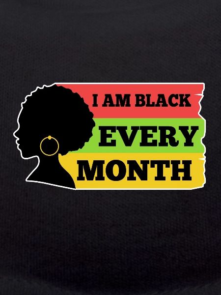 Im black every month